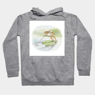 “Jeremy Fisher with a Pole” by Beatrix Potter Hoodie